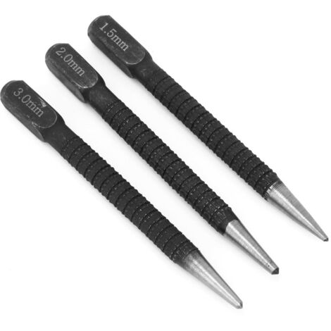 3 Pièces Poinçon Marqueur Bois Outil de Marquage pour Perçage Précision (1/5)