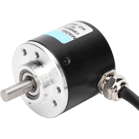 Encodeur à arbre plein ABZ 3 phases 30KHZ, 1000B/1024B, DC5-24V, 1024 impulsions (1/5)