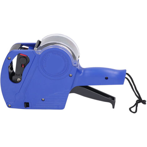 Étiqueteuse manuelle 8 chiffres avec cartouche bleue - Pistolet d'étiquetage portable pour prix (1/5)