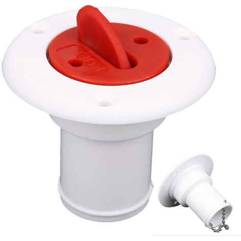 Bouchon de remplissage carburant marin 38mm pour bateaux, yachts et camions, couverture nylon résistante. (1/5)