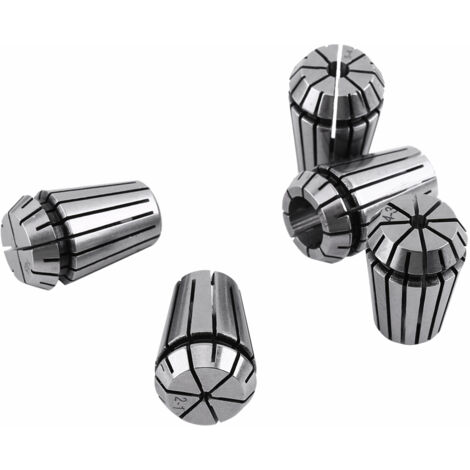 Ensemble de 15 pièces ER20 avec Ressorts pour Fraiseuse CNC et Tour, Gamme 1‑13mm (1/5)