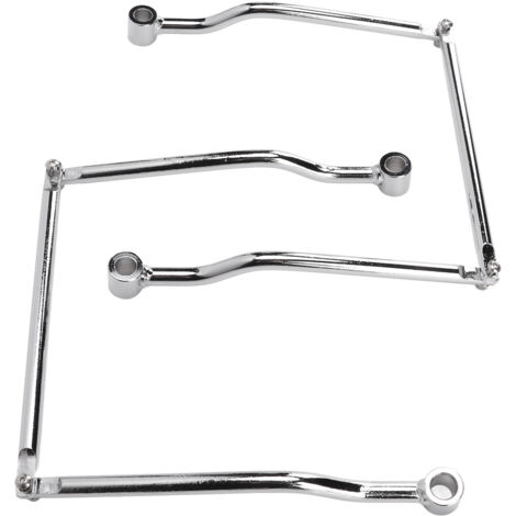 Support de sacoche latérale moto universel en acier robuste pour trou de montage 12mm