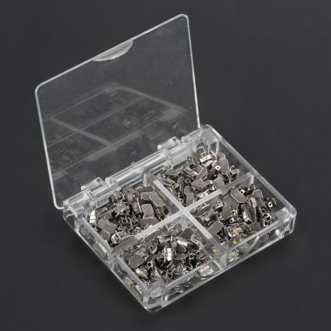 200 pièces Tube Buccal Orthodontique 1ère Molaire, Modèle Roth 022, Collable Non-Convertible (1/5)
