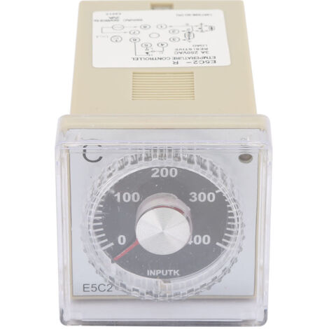 Thermostat Numérique K Type E5C2-R20K 220VAC, Plage 0-400℃ pour Contrôle de Température (1/5)