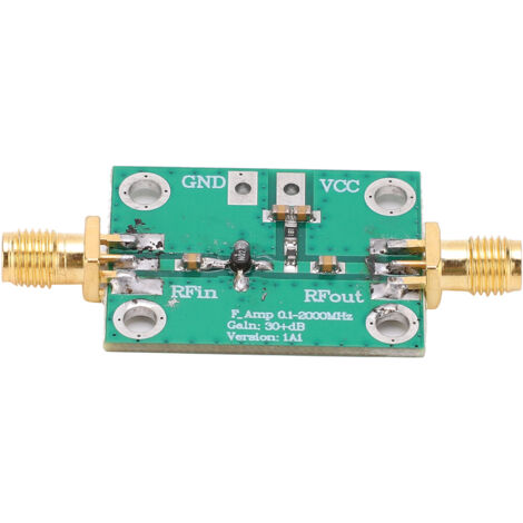 Amplificateur Large Bande RF 0.1-2000MHz Gain 30dB Module LNA Faible Bruit Carte (1/5)