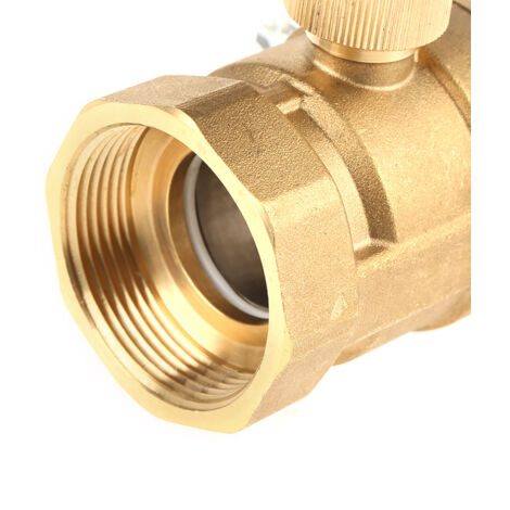 1 pièce vanne à bille motorisée en laiton DN40 G1-1/2" 2 voies, 12V CC pour climatisation (1/5)