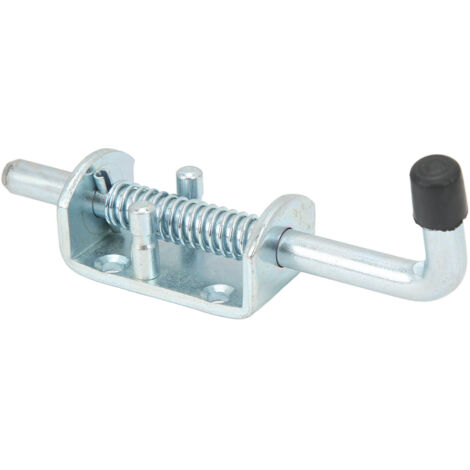 12x171mm Verrou à Ressort pour Remorque RV, Porte de Coffre, Conteneur, Armoire - Boulon à Canon en Acier Galvanisé (1/5)