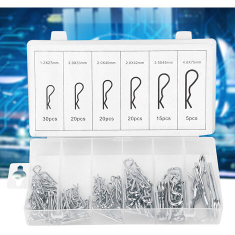 110 Pièces Rondelles Grower Galvanisées Inoxydables Type R pour Outils à Main Accessoires (1/5)