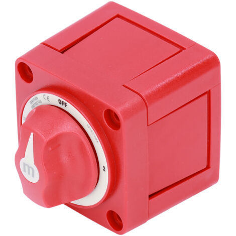 Interrupteur de Batterie 300A 3 Positions Double Circuit pour Bateau Voiture Camion Caravane (1/5)