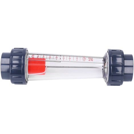 Compteur de débit d'eau 1.6‑16m³/h avec flotteur ABS et tube plastique pour mesure précise (1/5)