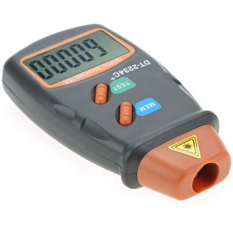 DT‑2234C+ Tachomètre Laser Numérique sans Contact Mini Testeur RPM à Écran LCD (1/5)