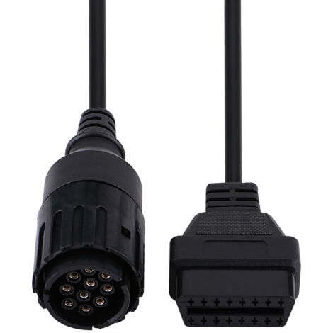 Adaptateur OBD2 10 à 16 Broches pour Diagnostic Moto ICOMD - Câble Connexion (1/5)