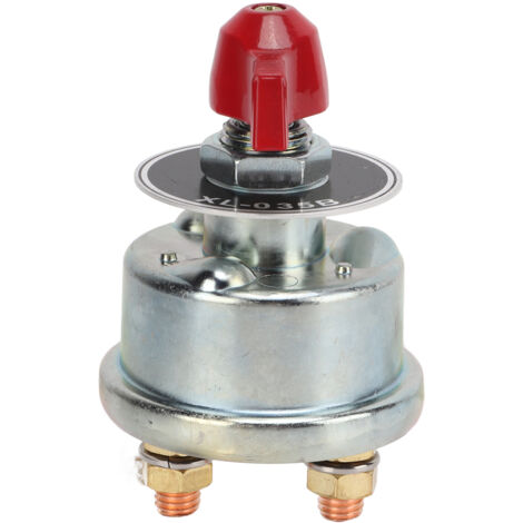 Interrupteur de Déconnexion de Batterie 300A 24‑48V Universel pour Véhicules, Camping‑Cars et Bateaux (1/5)