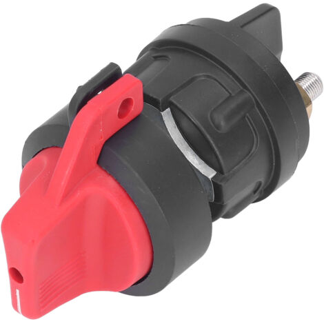 Interrupteur à batterie 12V 300A type bouton rotatif pour voiture, bateau, camping-car - Anti-démarrage (1/5)