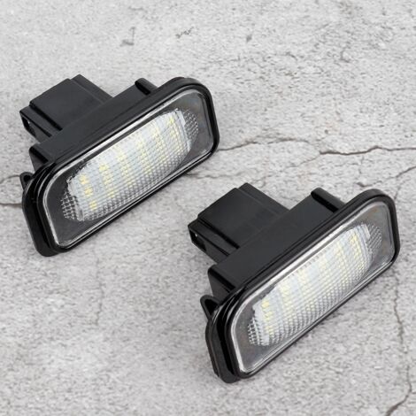 1 Paire de Plaque d'Immatriculation LED 18 pour Mercedes W203 W211 W219 (1/5)