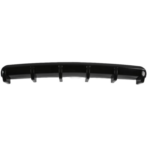 Aileron de pare-chocs diffuseur noir brillant accessoire aérodynamique universel pour voiture (1/5)
