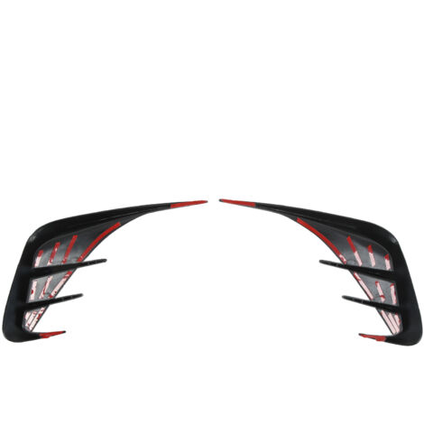 Cache-vent de pare-chocs arrière style M Sport, couteau à vent, pour BMW Série 3 G20 320i 325i 330i 2019+ (Noir Piano) (1/5)