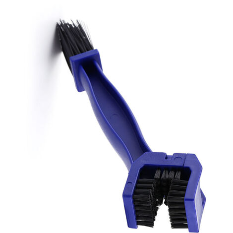 Nettoyeur de Chaîne de Moto, Brosse de Nettoyage pour Vélo, Outil de Désincrustation de Frein Bleu (1/5)