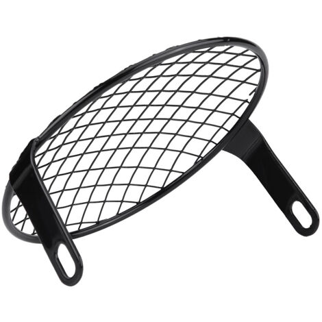 Grille de phare latéral moto 6,5 pouces pour Cruiser, Chopper, Café Racer - Masque de protection (1/5)
