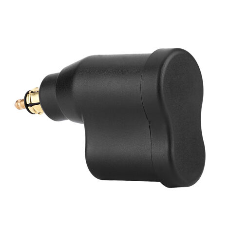 Chargeur USB Double 12-24V 3.3A pour Moto BMW avec Prise Allume-Cigare DIN Hella (1/5)