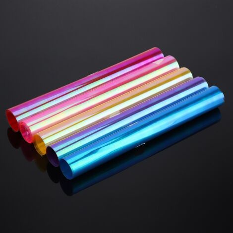 Film de protection coloré brillant pour phares de voiture (30x60cm, Violet) (1/5)