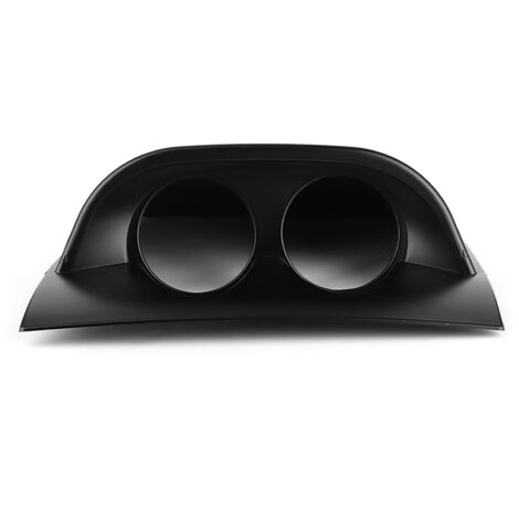 Support Double Trou de Jauge de Tableau de Bord Universel pour Voiture Accessoire Auto Noir