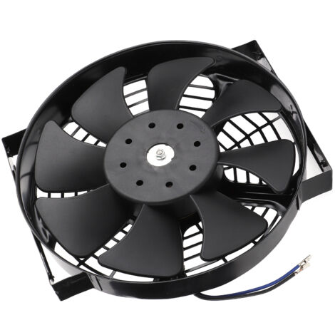 Moteur de Ventilateur Universel 10 Pouces 12V 80W 2400 tr/min pour Refroidissement Moteur Voiture Camion Climatisation