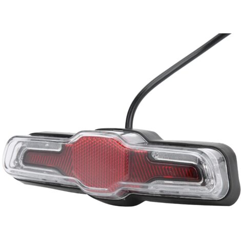 Phare Arrière de Vélo Électrique 5 LED ABS 36V/48V/60V pour Moteur Moyeu Sécurité Accessoires Cyclisme Nocturne (1/5)