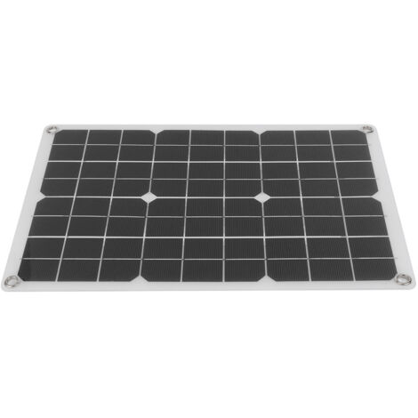 Panneau Solaire 50W Pliable Monocristallin avec Double USB pour Camping Car Bateau Charge Extérieure
