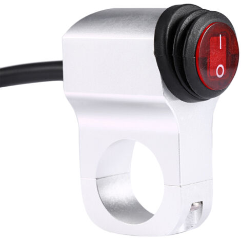 Phare de guidon moto 12V 16A étanche avec interrupteur pour brouillard et projecteur (1/5)