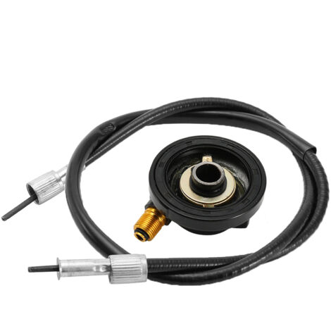 Pignon d'entraînement de compteur de vitesse 12mm avec câble pour scooters GY6 50cc 150cc (1/5)