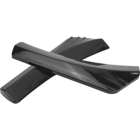 2 pièces Protège-Pare-Choc Noir Brillant, Diffuseur de Lèvre Universel Anti-Rayures pour Voiture (1/5)