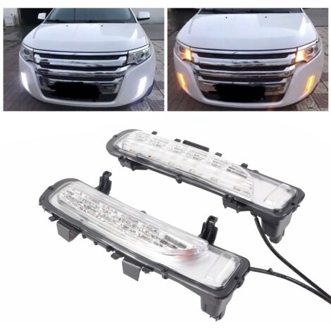 2 unités LED Feux de Jour Anti-brouillard Compatibles Ford Edge SUV 2011‑2014 (1/5)