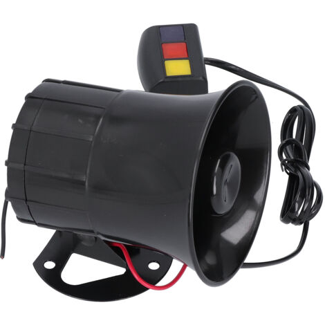 Klaxon Voiture 12V 30W 105dB 3 Tons - Avertisseur d'Urgence pour Auto, Moto et Scooter (1/5)