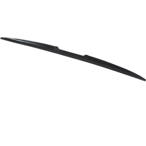 Aileron de coffre universel 52,76 pouces en caoutchouc, spoiler arrière en trois sections pour voiture.