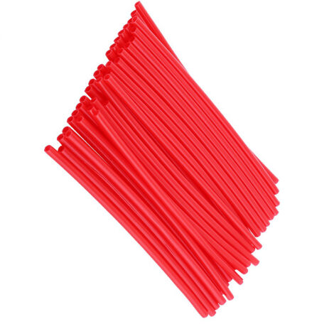 36 pièces Protège-rayons Motocross Rouge, Enveloppes de Jantes pour Moto Tout-terrain, Kit de Protection (1/5)