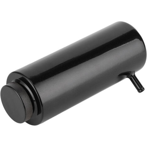 Réservoir de trop-plein en aluminium 80ml pour liquide de refroidissement - Universel noir pour automobile (1/5)