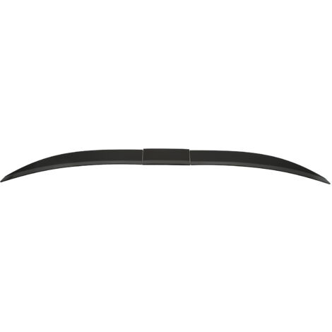 3 Pièces Aileron Arrière Noir Brillant Universel pour Hayon Voiture, Spoiler Réglable pour Berline