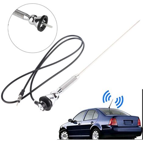 Antenne Radio Universelle pour Voiture 18,5" AM/FM avec Pivot 180° (1/5)