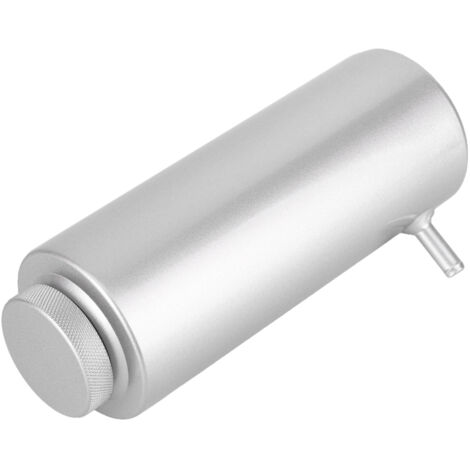 Réservoir de trop-plein en aluminium 80ml pour liquide de refroidissement, universel pour automobile, couleur argent