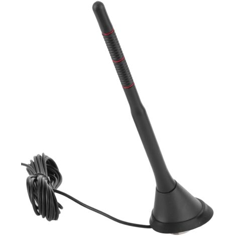 Antenne DAB+FM Numérique Universelle pour Voiture, Montage Toit, Amplifiée et Étanche 12V