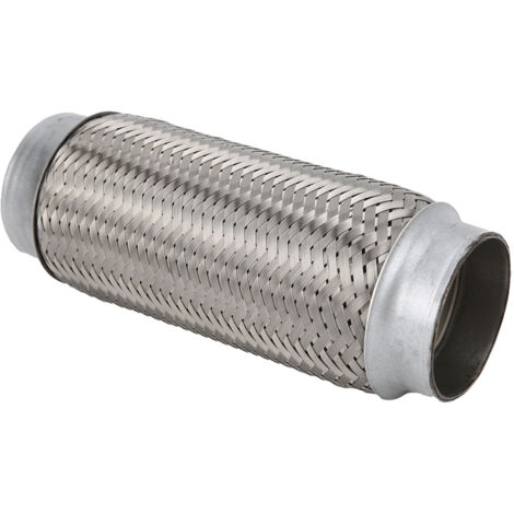 Tuyau flexible d'échappement 2,5x8 pouces en acier inoxydable, joint universel pour voiture (1/5)