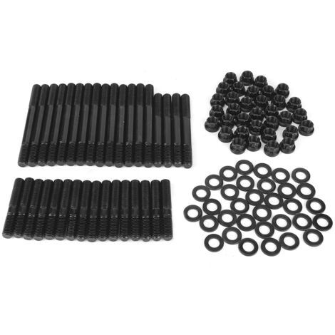 Kit de goujons de culasse en acier chromoly pour moteurs SBC, compatible têtes aluminium ou fonte, référence 1525‑Stud/279.1001 (1/5)