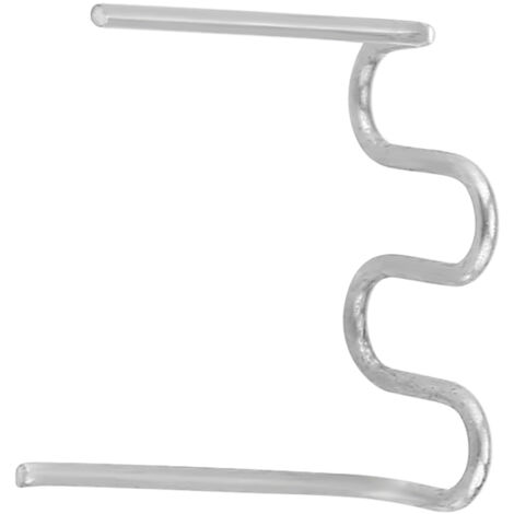 100 pièces Agrafes de Soudure Pré-découpées 0.8mm pour Réparation Pare-chocs Auto Style "Vague" - Kit Outil (1/5)