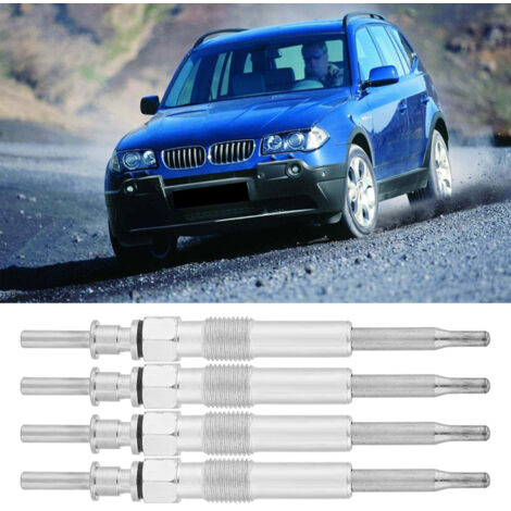 4 pièces Bougies de préchauffage métalliques pour BMW Série 3 5 6 7 X3 X5 X6 30d 35d (1/5)