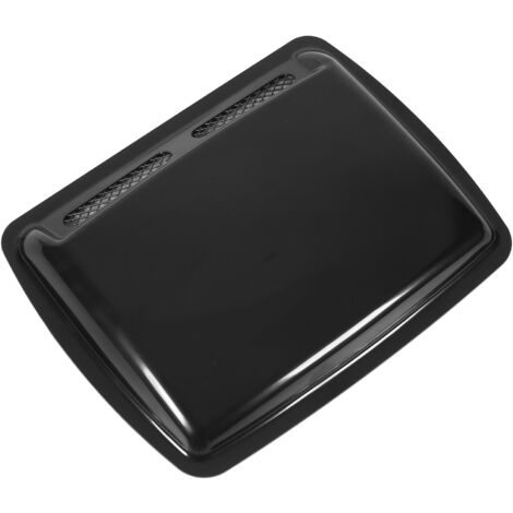 Capot de voiture avec prise d'air décorative adhésive - Noir brillant pour amélioration du flux d'air (1/5)