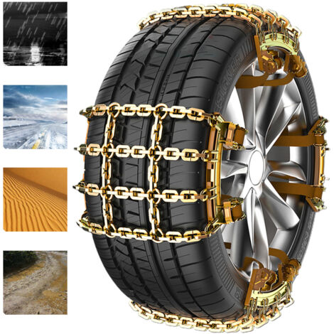 Chaînes à Neige pour Voitures, SUV et Camions - Antidérapantes et Antiglisse (1/5)