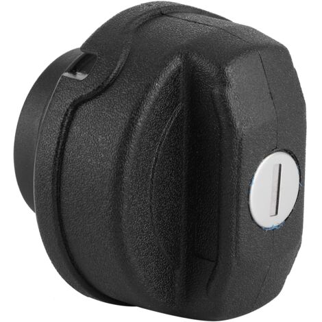 Bouchon de réservoir carburant noir ABS à clé pour VW Beetle/Polo/Caddy - 2 clés incluses (1/5)