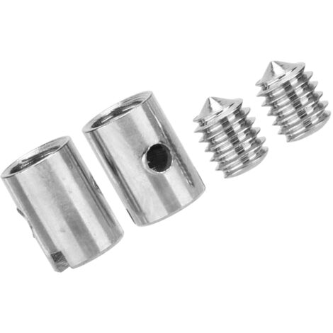 Bouchon sans soudure 0.2 pouce OD avec vis M4 pour moto scooter, raccord de commande d'accélérateur et starter (1/5)