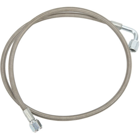 Ligne d'alimentation en huile Turbo 4AN à 90°, tube en acier inoxydable tressé de 24 pouces (1/5)